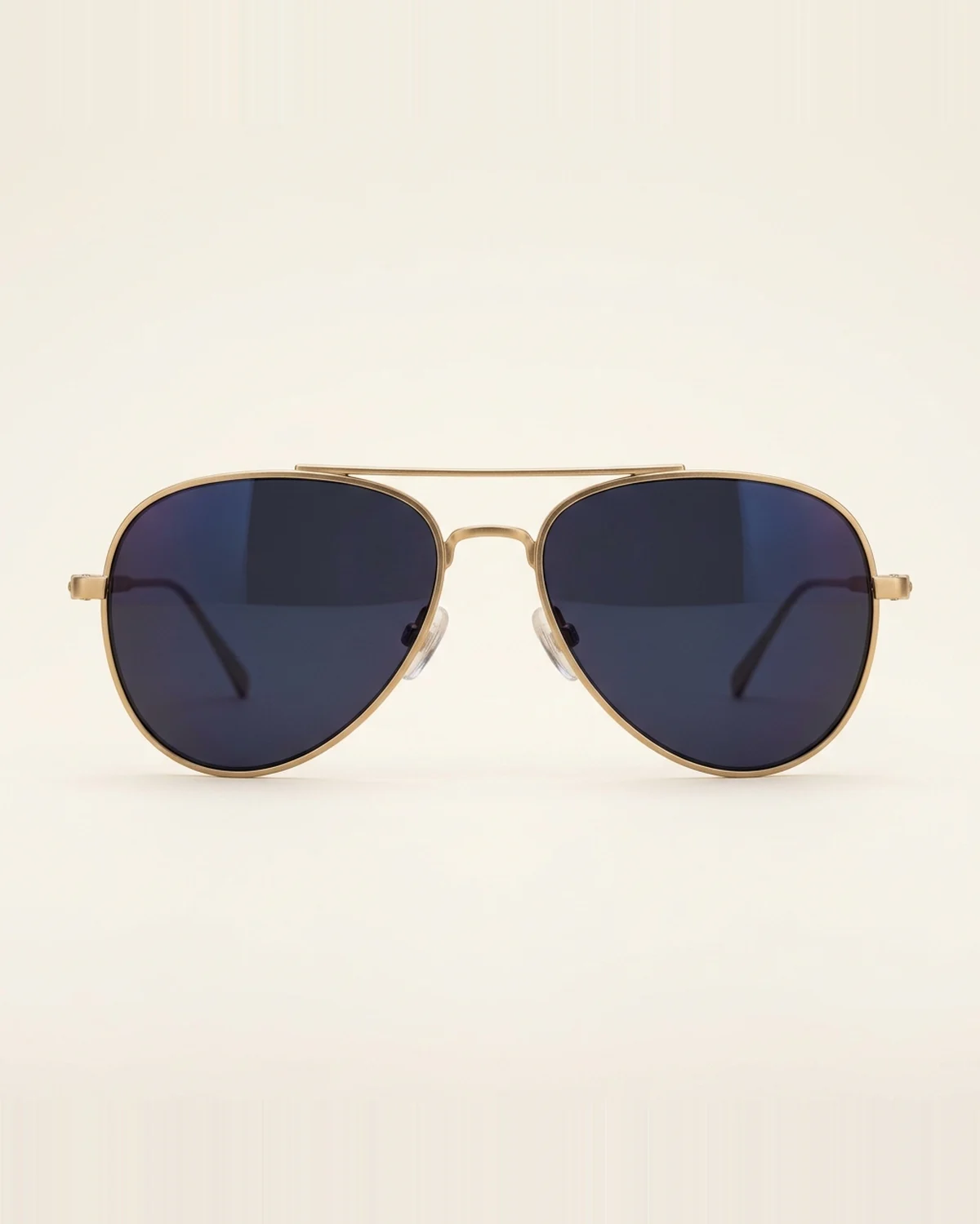 Aviator Midnight in Matte Gold with Midnight Blue Polarized lenses