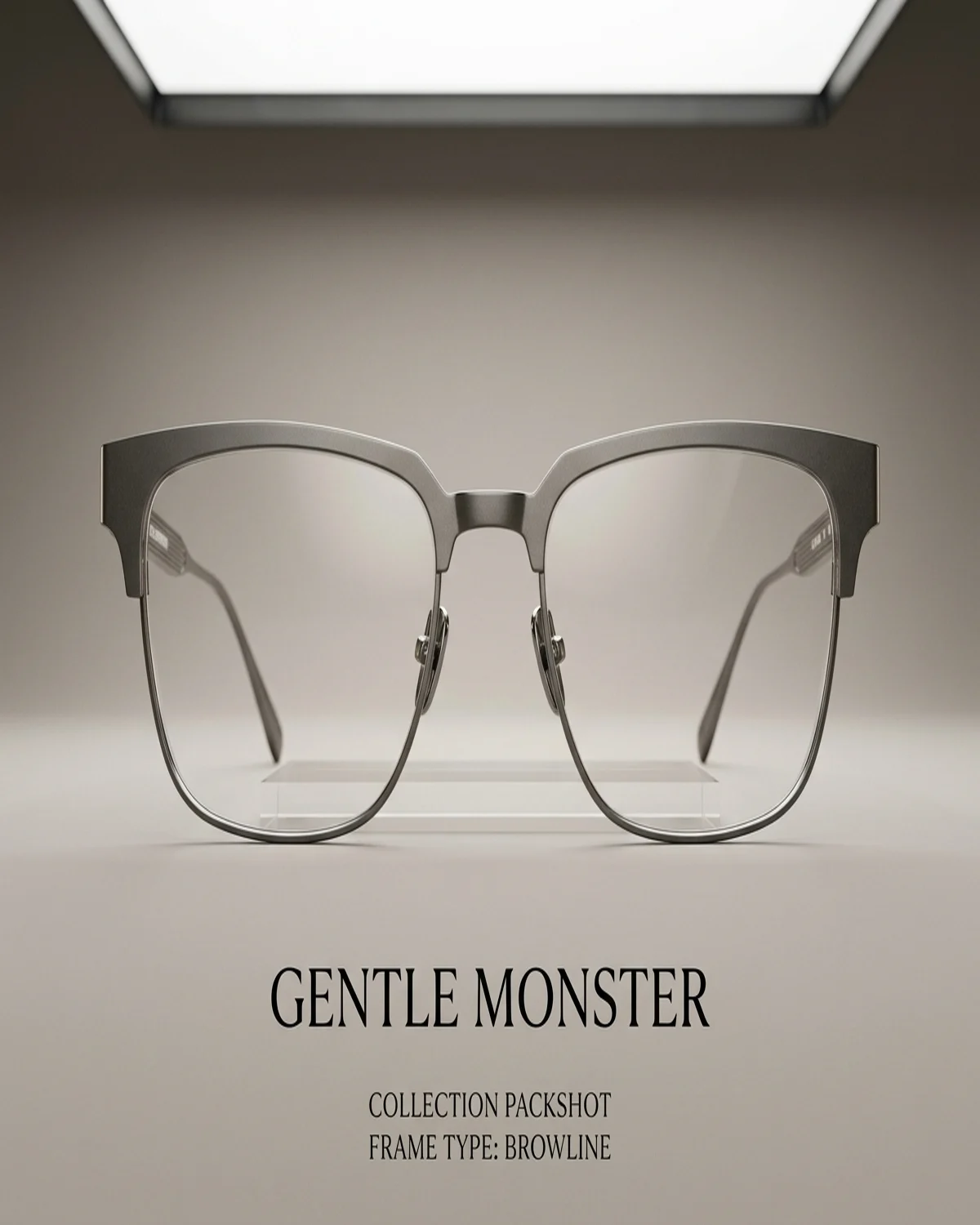 Gunmetal Edge in Gunmetal Slate with Clear lenses