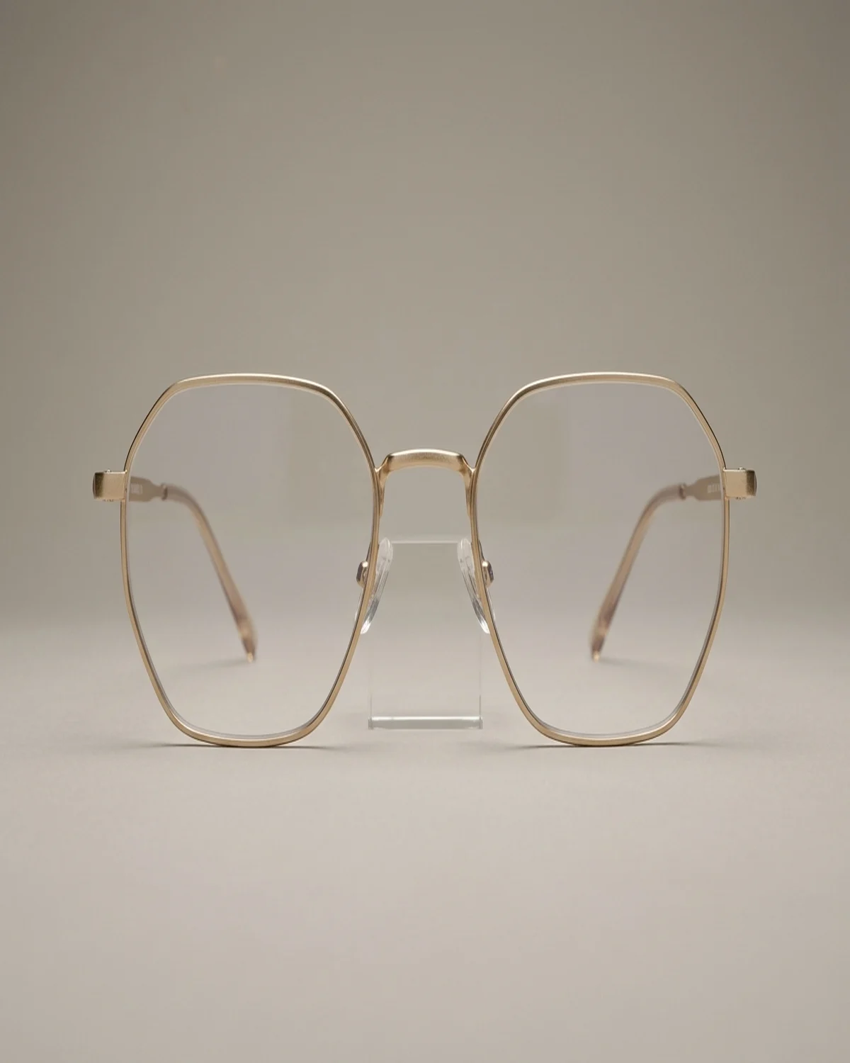 Kintsugi in Champagne Gold with Clear lenses