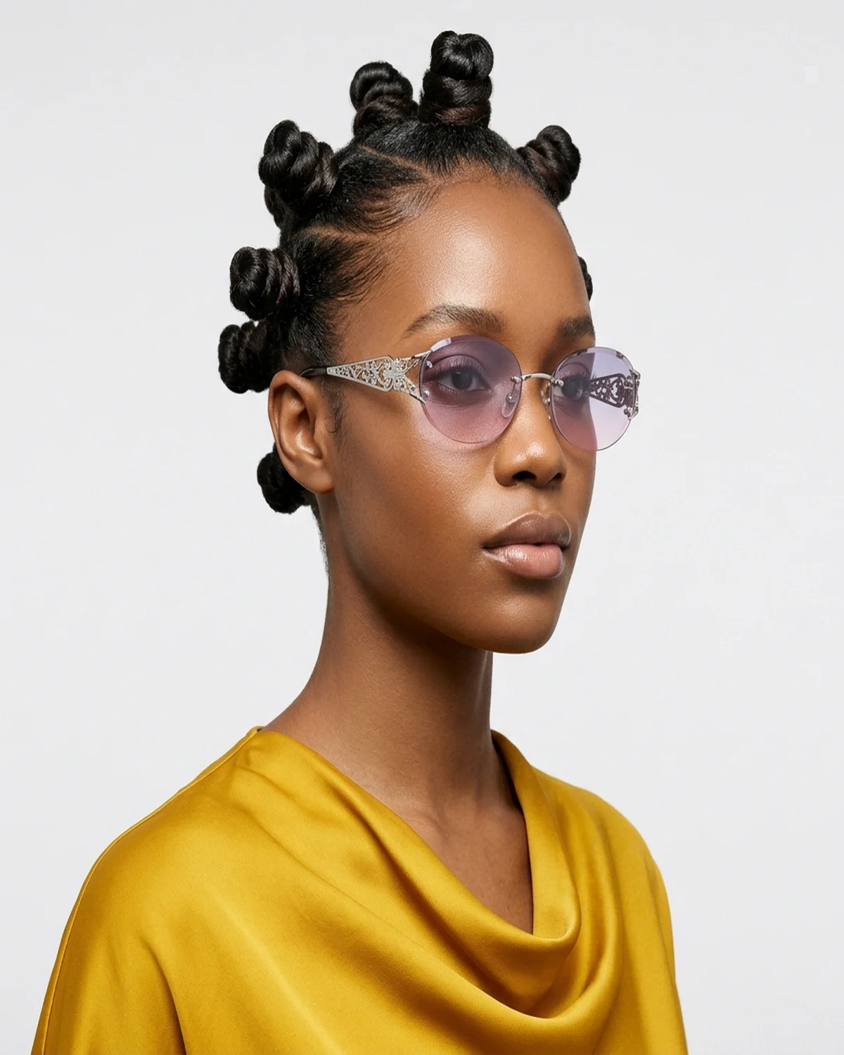 Model wearing Lilac Breeze