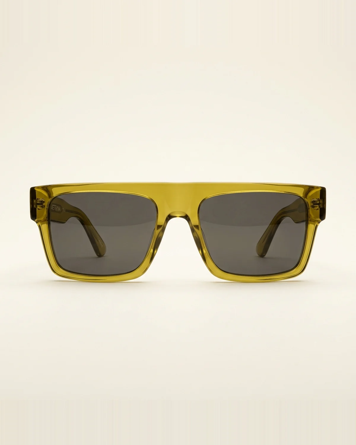 Olive Shield in Translucent Olive Yellow with Smoke Black lenses