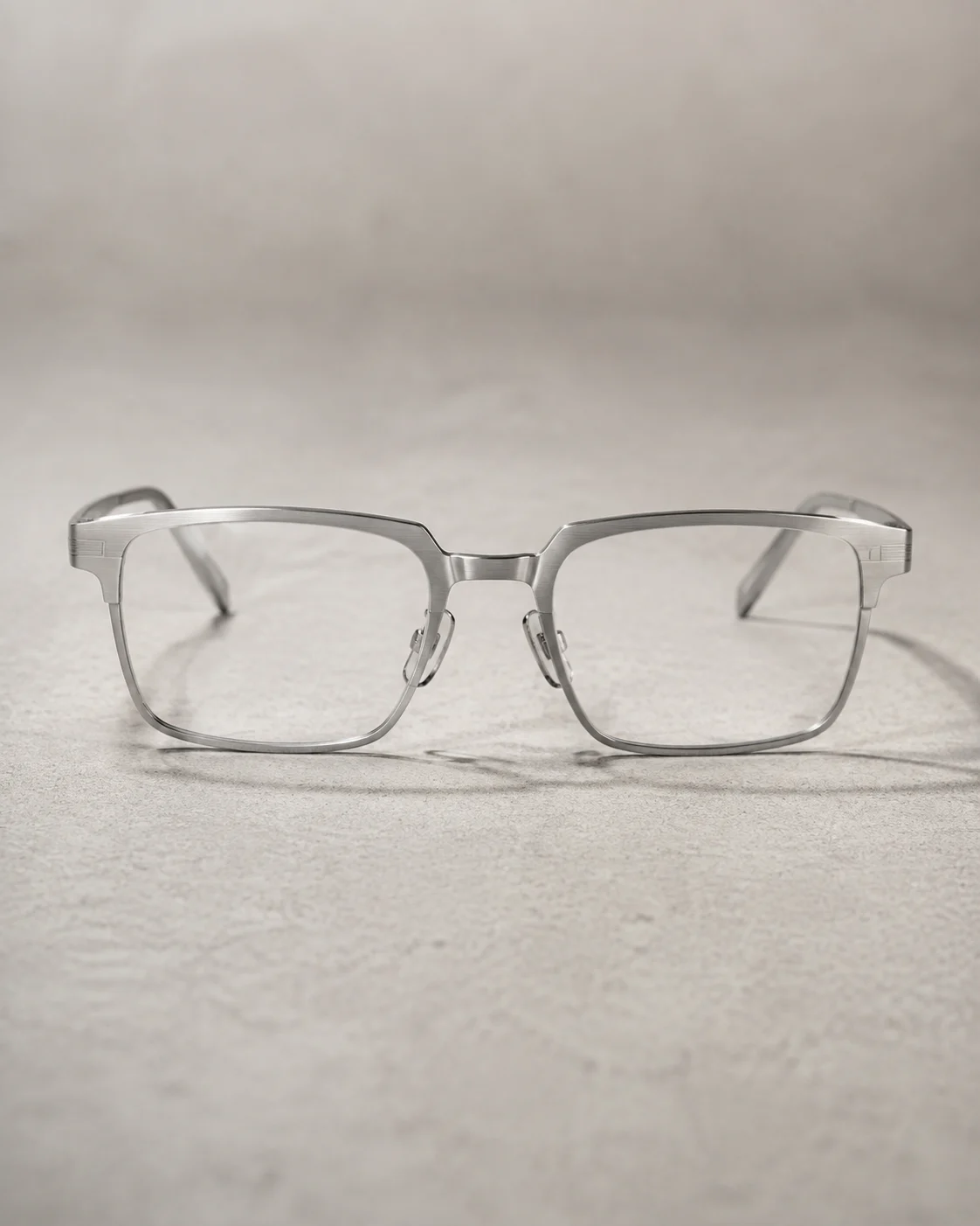 Studio 01 in Silver with Clear lenses