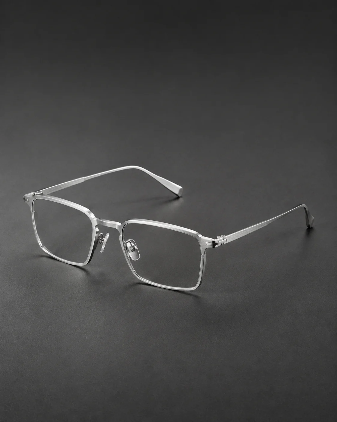 Studio 01 in Silver with Clear lenses